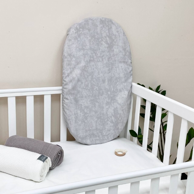 Cearsaf pentru carucior bebe copii impermeabil, Marble gri (2)